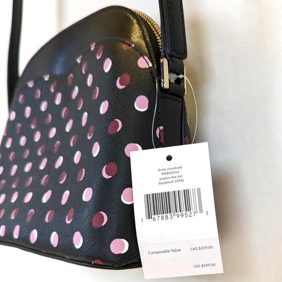 Kate Spade Dome Crossbody Payton Fiesta Dot | NWT Purse Handbag - Picture 9 of 13